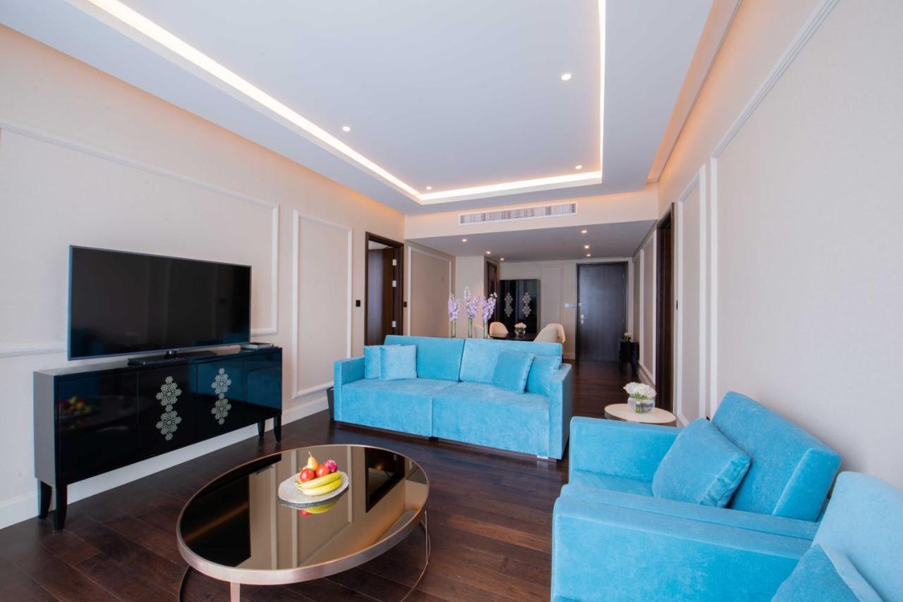 Shaza Doha Hotel Kültér fotó A living room at the hotel