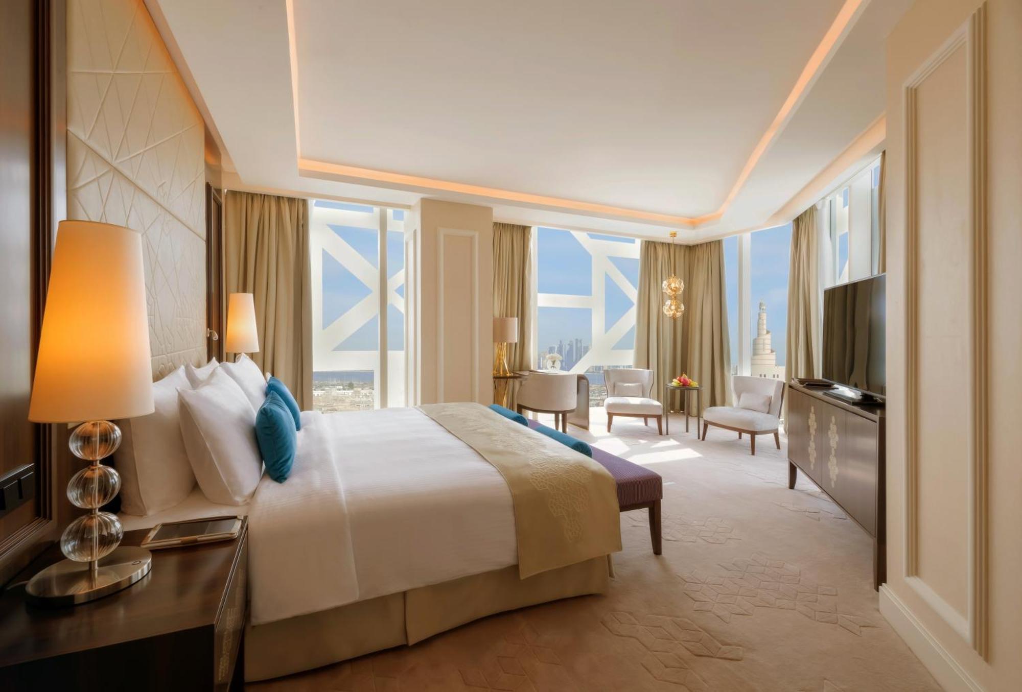 Shaza Doha Hotel Kültér fotó A bedroom at the hotel